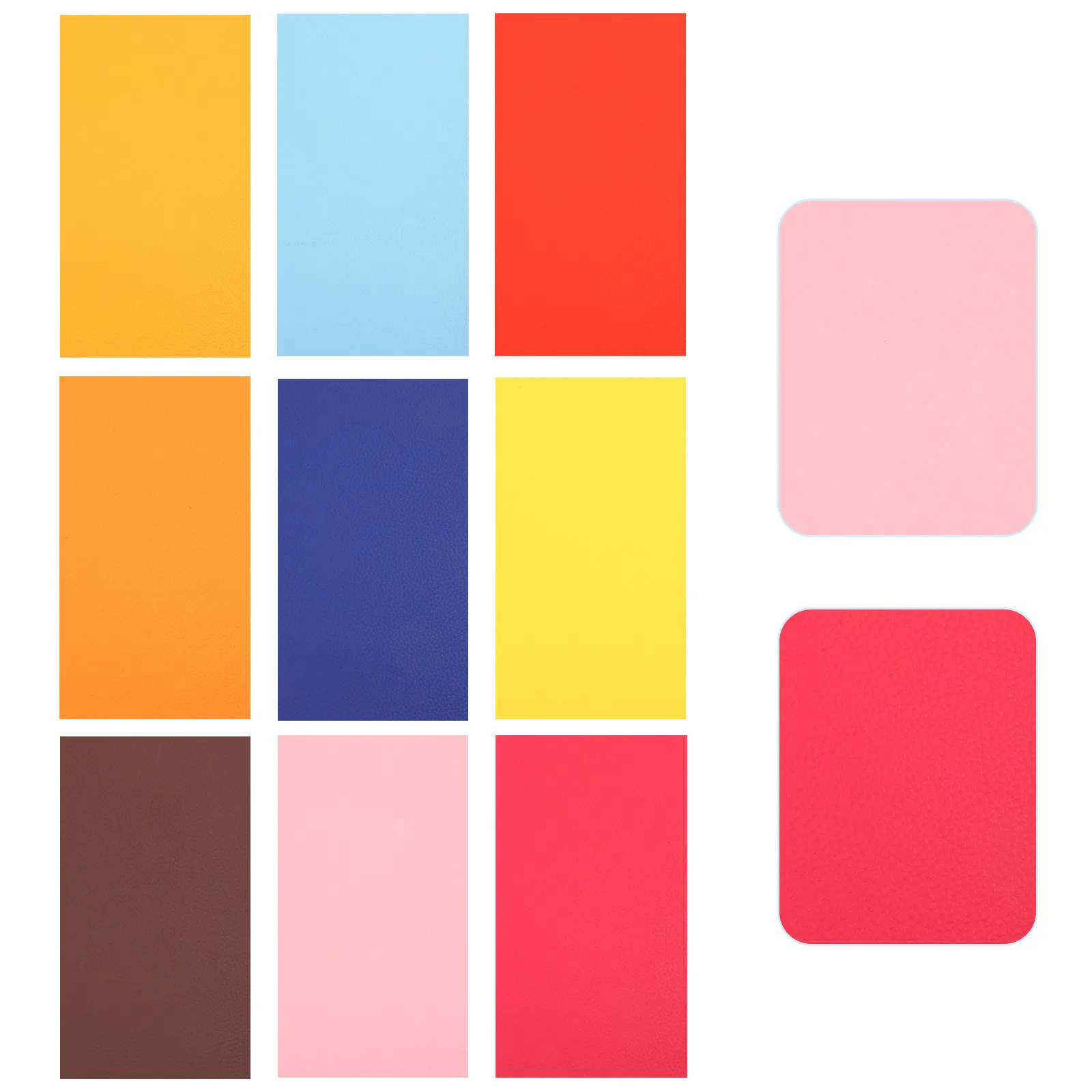 

Набор из 9 листов искусственной кожи с текстурой личи для рукоделия, изготовления украшений, шитья и творчества