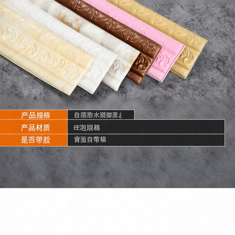 Waterproof Wall Border Sticker - Home Decor Wall Molding ulasan dan harga