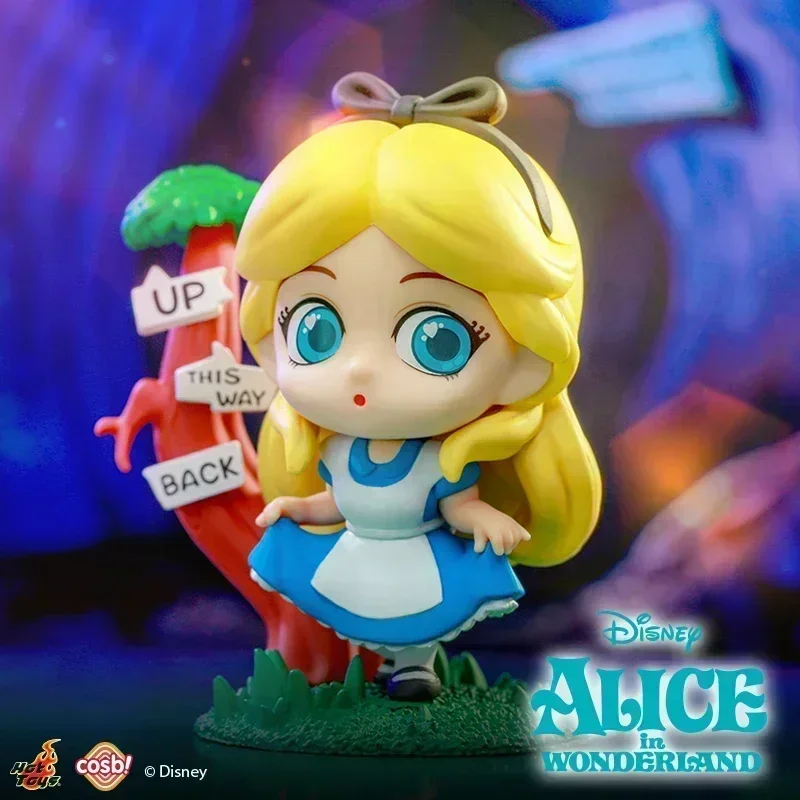 Alice no País das Maravilhas Cosbi Blind Box Brinquedos, Mini Figuras Anime, Coleção Periférica dos Desenhos Animados, Brinquedos para Presentes do Dia dos Namorados, Disney, Hot