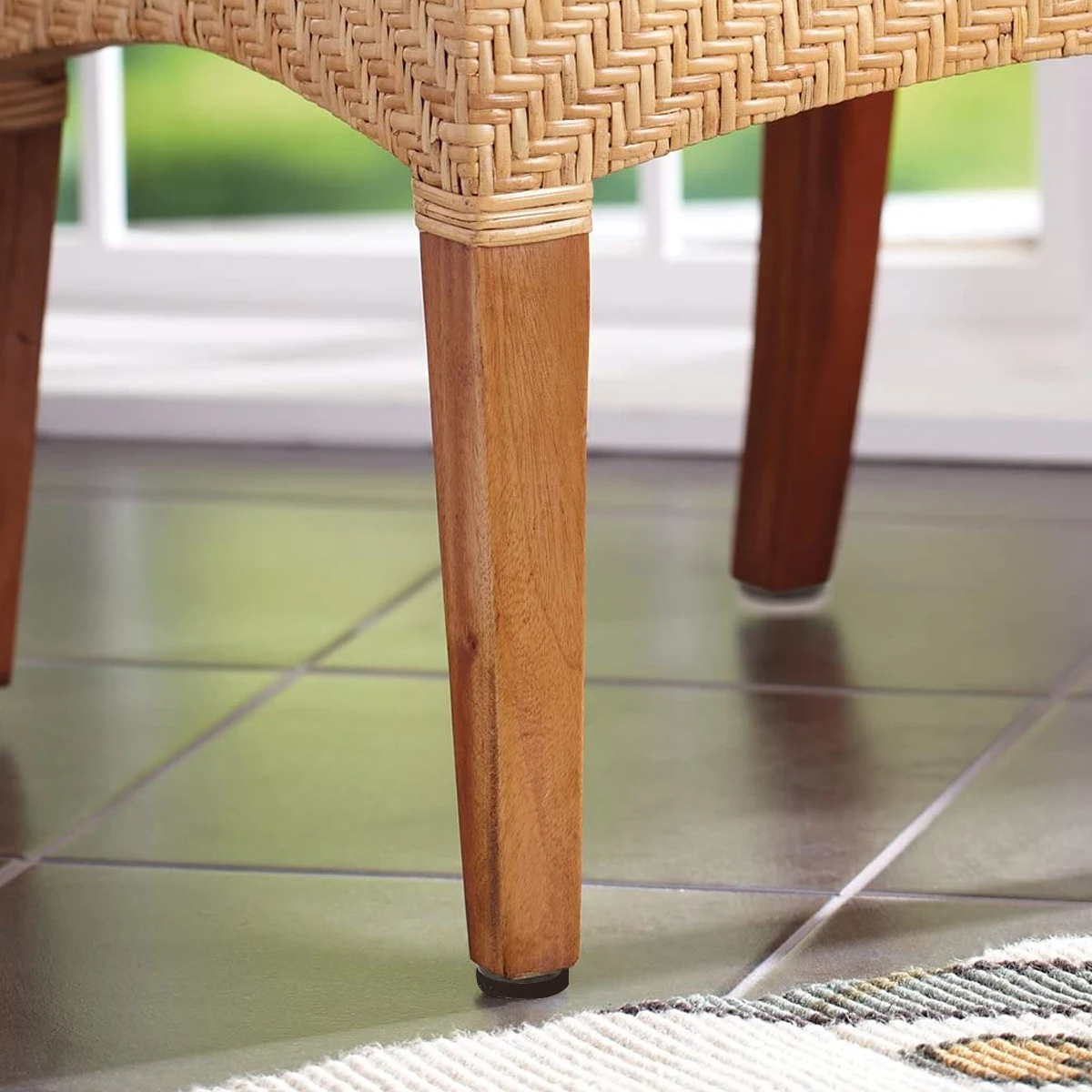 

40pcs Anti-Slip Glide Pads Floor Protectors Leg Pads Nail-On Chair Table Feet Moisture Resistant Non-Slide Wood Floor Furniture