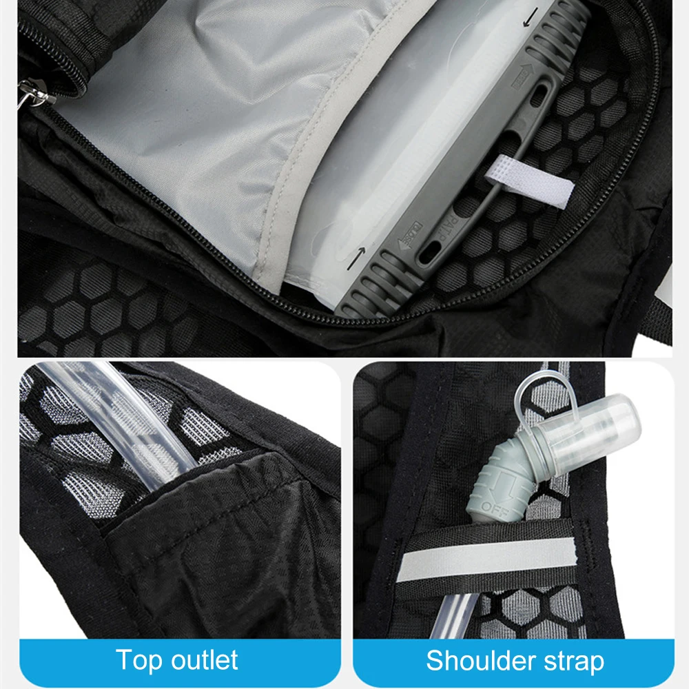 1PCS Running Vest for Women  Men,Lightweight  Hydration Backpack Pack for Trail Running,Hiking,Cycling,Jogging,Adjustable Fit