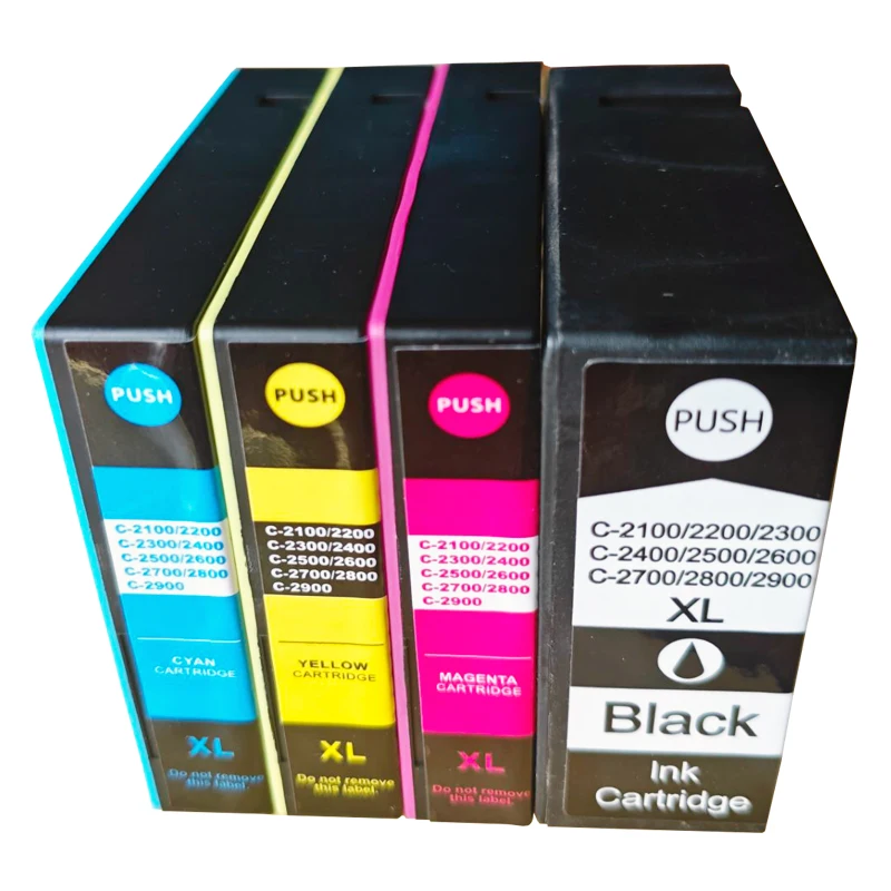 4 Pack PGI-2500 XL Ink Cartridge For Canon PGI2500 Maxify IB4050 MB5050 MB5350 Printer For Europe