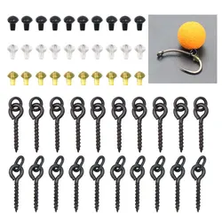 Carp Fishing Tackle Kit Bait Boilie Screws Fishing Hook Bead For Method Feeder Fishing Hair Rig Ronnie Rig Accessories Set