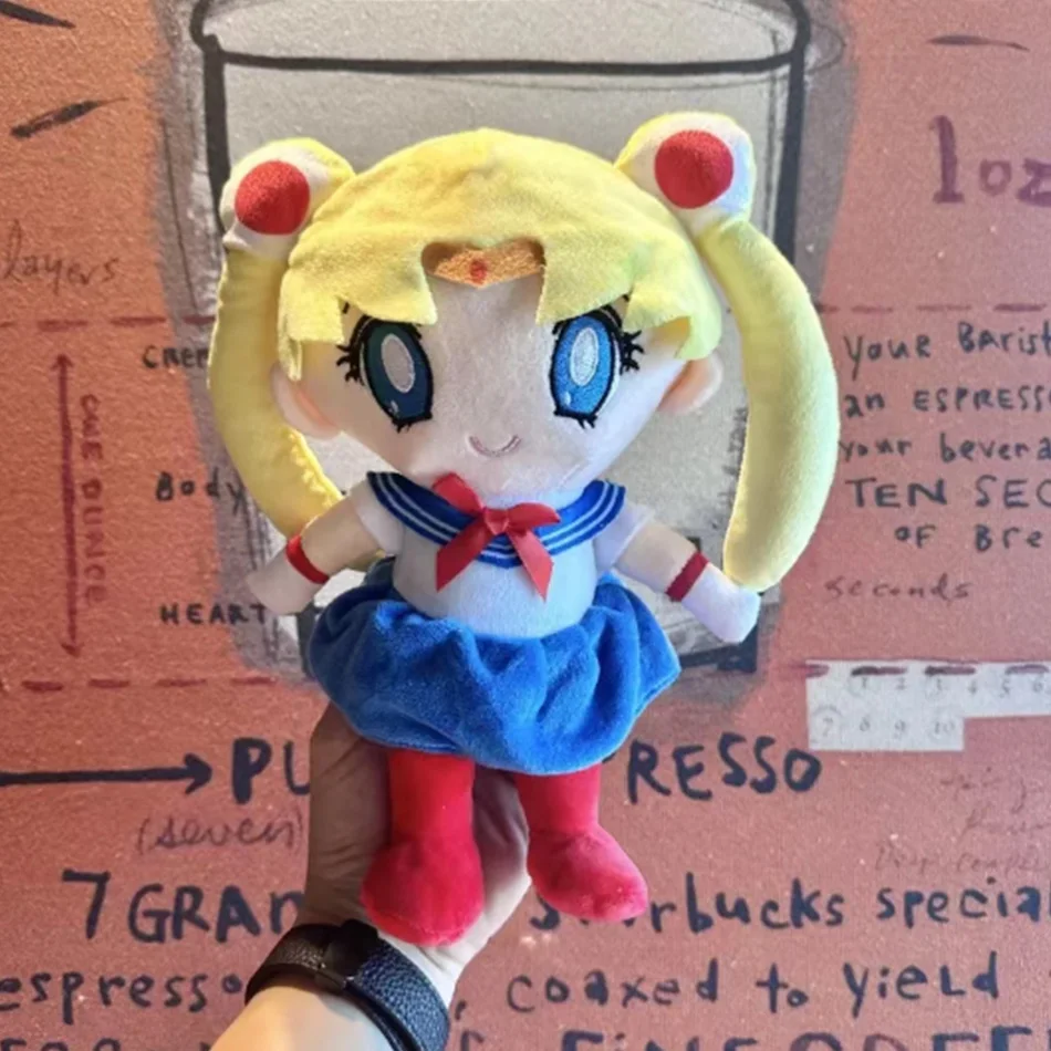 20 سنتيمتر Kawaii أفخم القمر القط لعبة لطيف فتاة القلب شغل أنيمي دمية ديكور غرفة نوم المنزل هدية عيد ميلاد