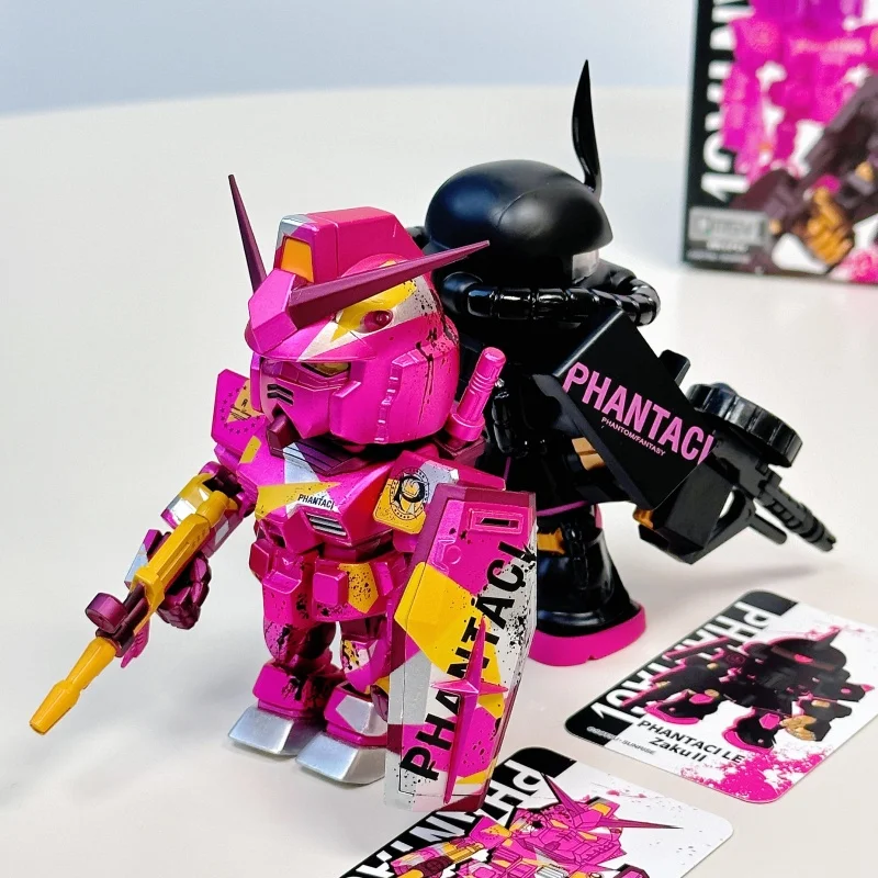 

Готовый запас BANDAI QMSV Mini RX-78-2 Ver.J Blind Box Коллекционная фигурка Модель комплект для любителей аниме