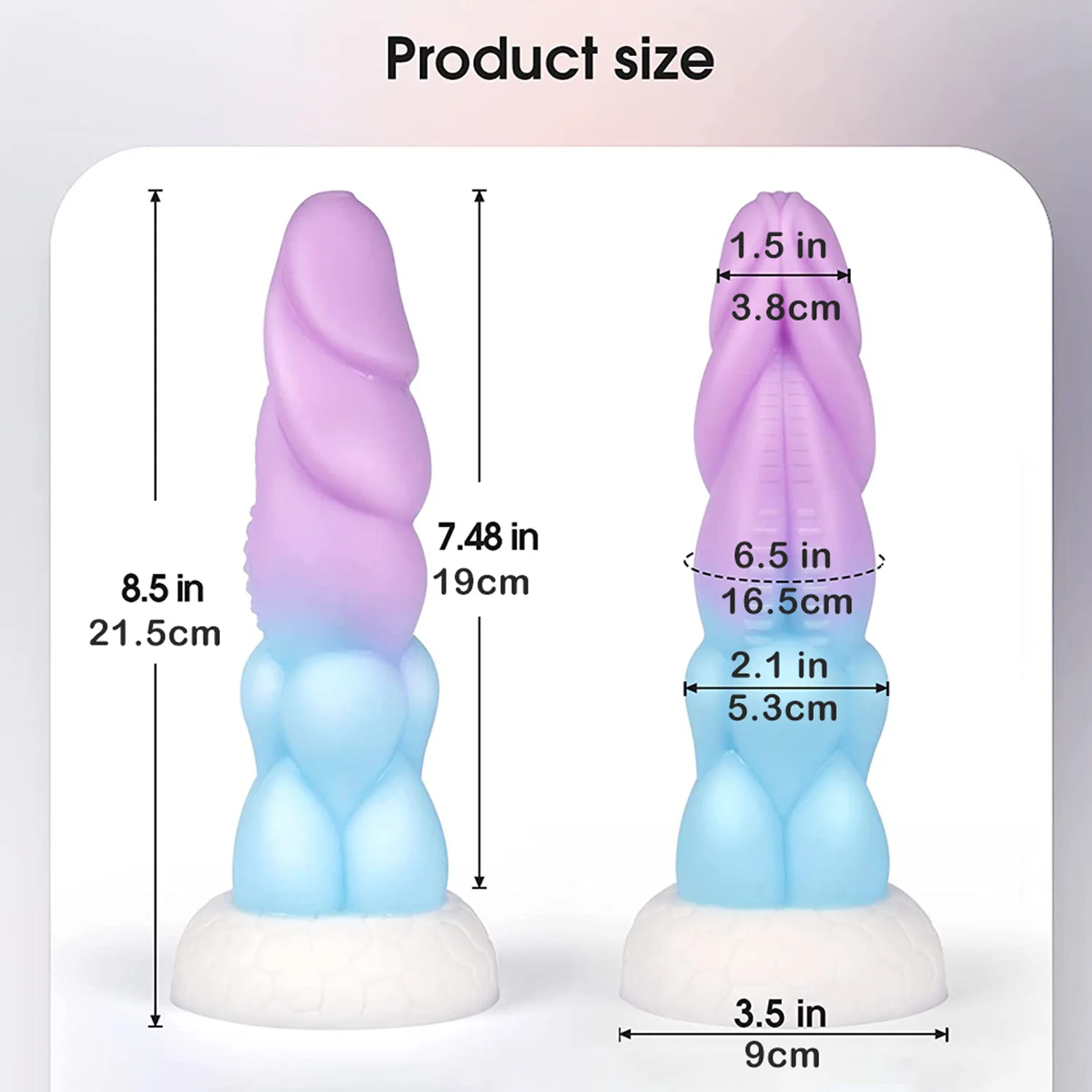 Soft Anal Plug Dildo Silicone Monster Penis Butt Plug Anal Sex With Suction Cup Prostate Sex Toy Anal Sex Toy for Women Gay 18+