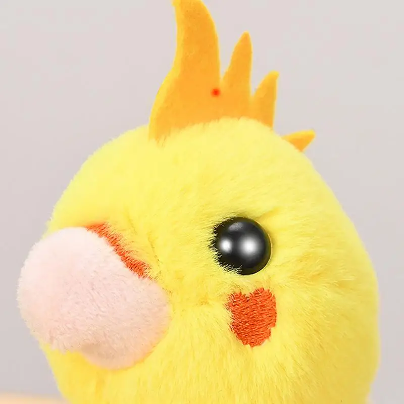 PhtalParrot-Jouet en peluche coule mignon, roi prudent, jouet électronique musical et enregistrable, animal de compagnie agitant des ailes, cadeau pour enfant