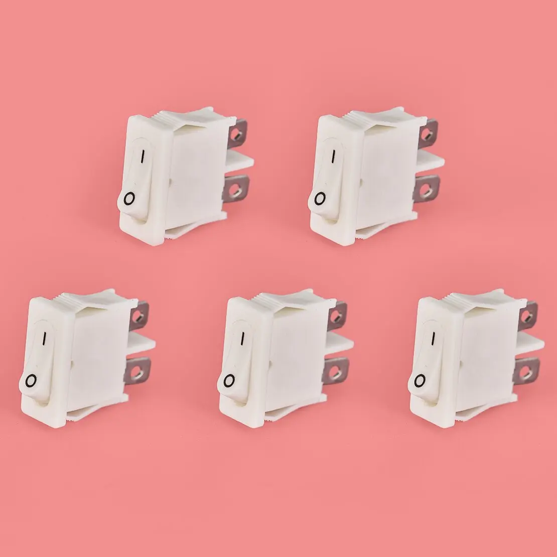 MSC09916 5pcs White Power On/Off Switch Fit For Smarttouch II Boss Snow Plow Handheld Controller