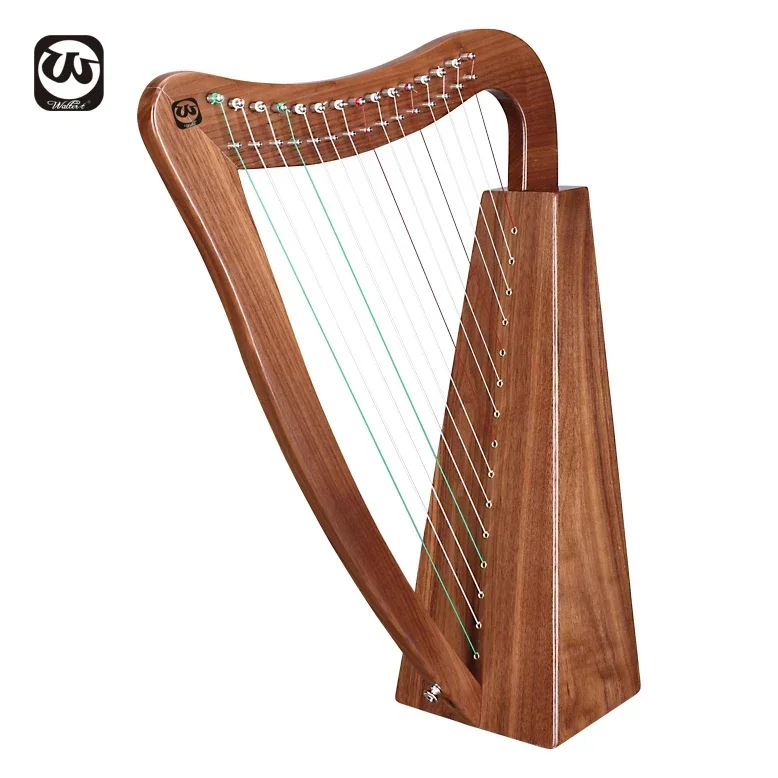 2020 Newest 15 Strings Walnut  Irish Lyre Harp