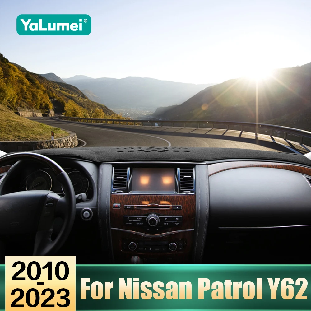 

Car Accessories For Nissan Patrol Y62 2010-2017 2018 2019 2020 2021 2022 2023 Dashboard Cover Avoid Light Pad Anti-UV Carpets