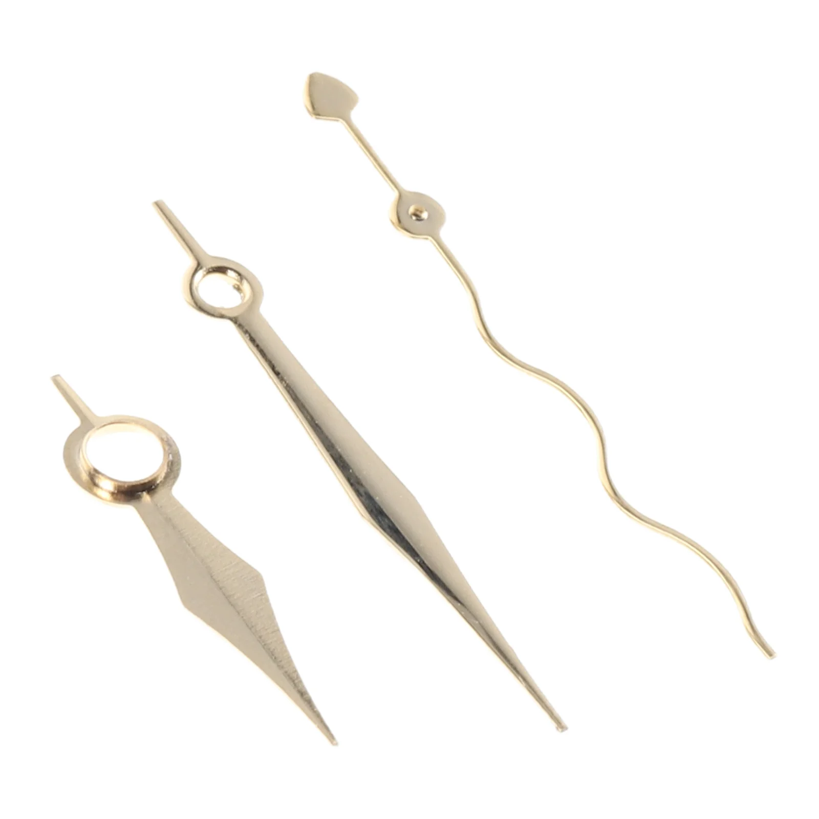 

1Set Gold Watch Hands Replacement Ripple Wavy Fine Tip Minute Hour Second Hands Compatible 364R 7S Mechanical Watch Repair