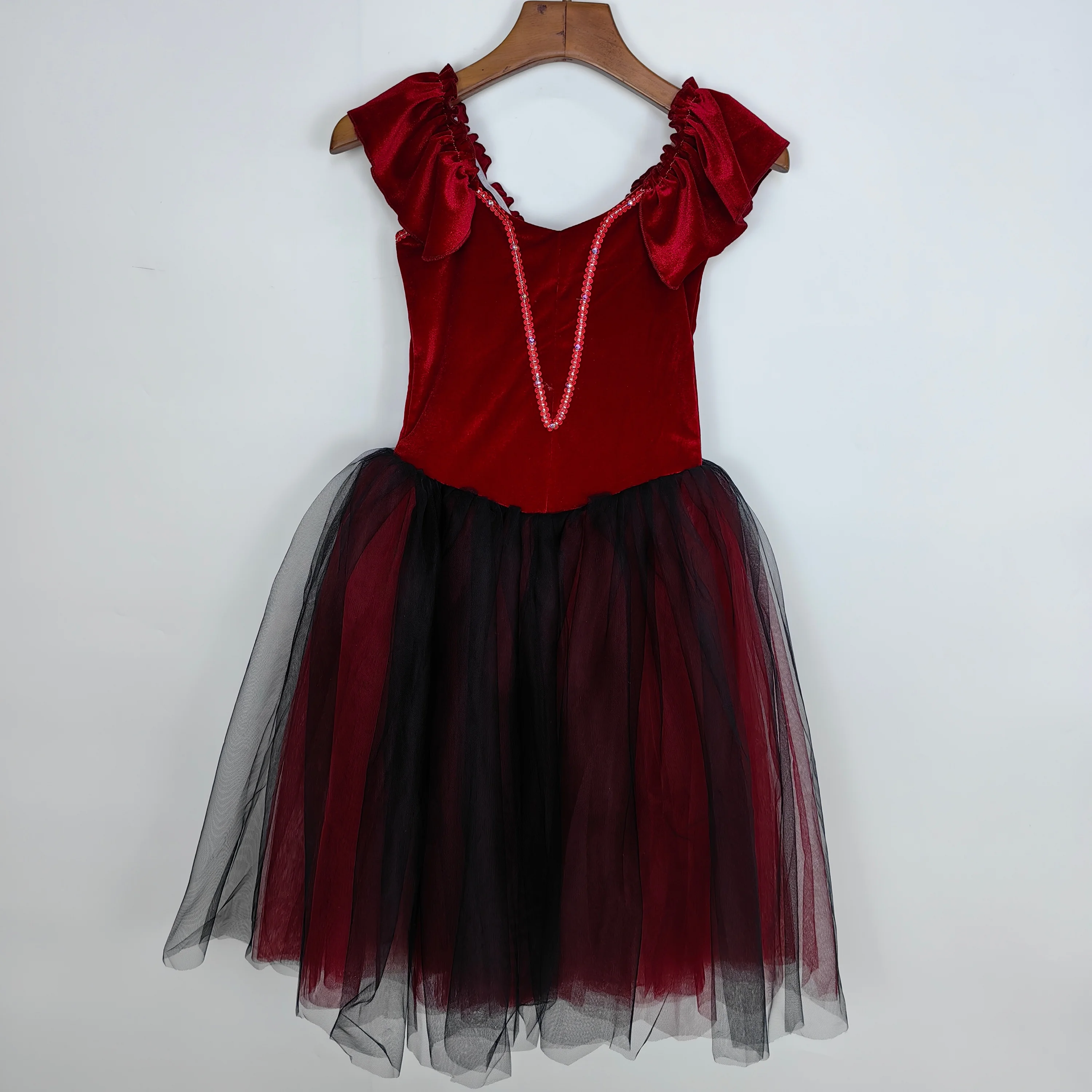 

Long Ballet Dress Girls Adult Women Kids Ballet Swan Lake Ballet Costume Ballerina Performance Dance Outfit Ballerina