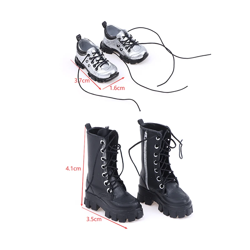 [Nuevas] Zapatillas deportivas de 3,5 cm de longitud para muñecas de 1/6, accesorios para vestir, accesorios para casa de muñecas DIY