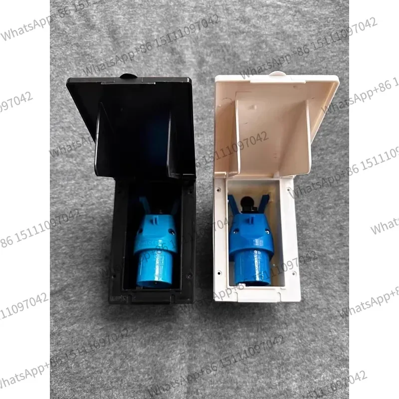220V power plug socket accessories external power supply RV modification special waterproof external interface cover plate