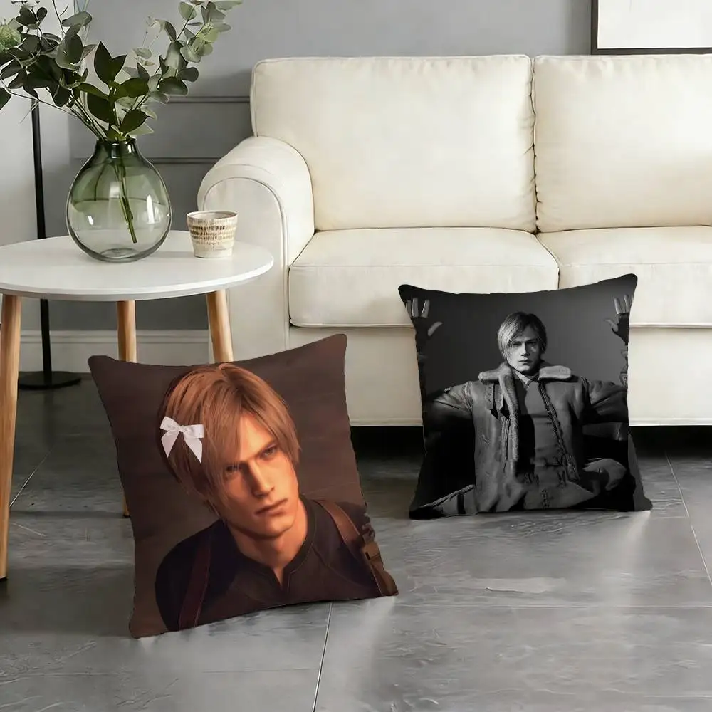 L-Leon S. K-Kennedy Pillow Case for Sofa Living Room Home office Decor Protective Cover