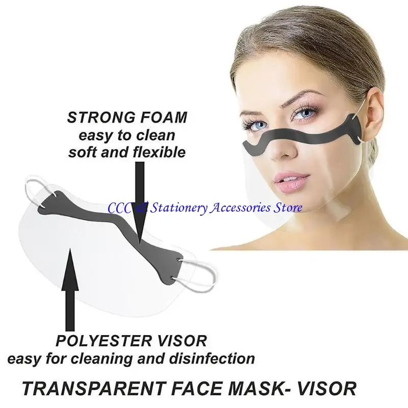 Q1JC قناع الوجه البلاستيكي القابل لإعادة الاستخدام