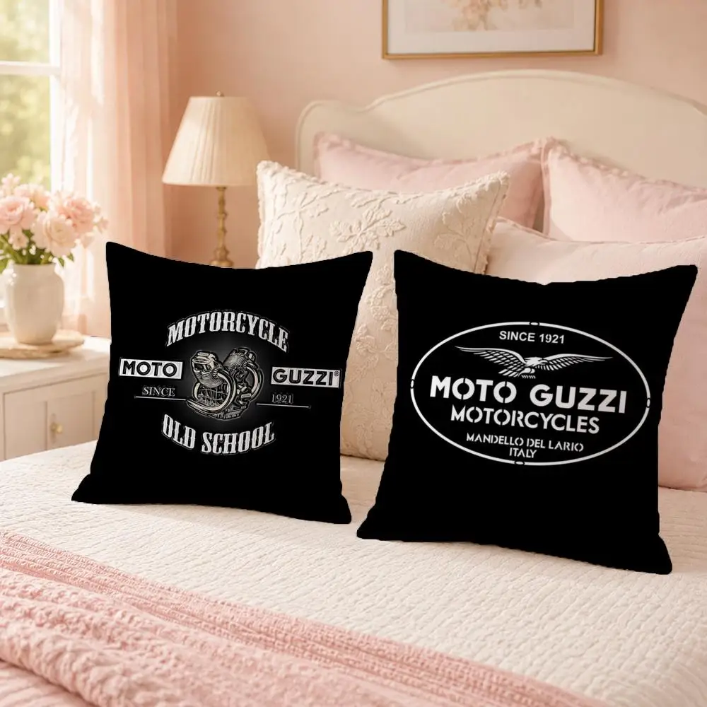 Famous Brand M-Moto GuzziS Cushion Cover Soft Skin Friendly Cloud Like Comfort Pillow Cover for Sofa Bed Seat