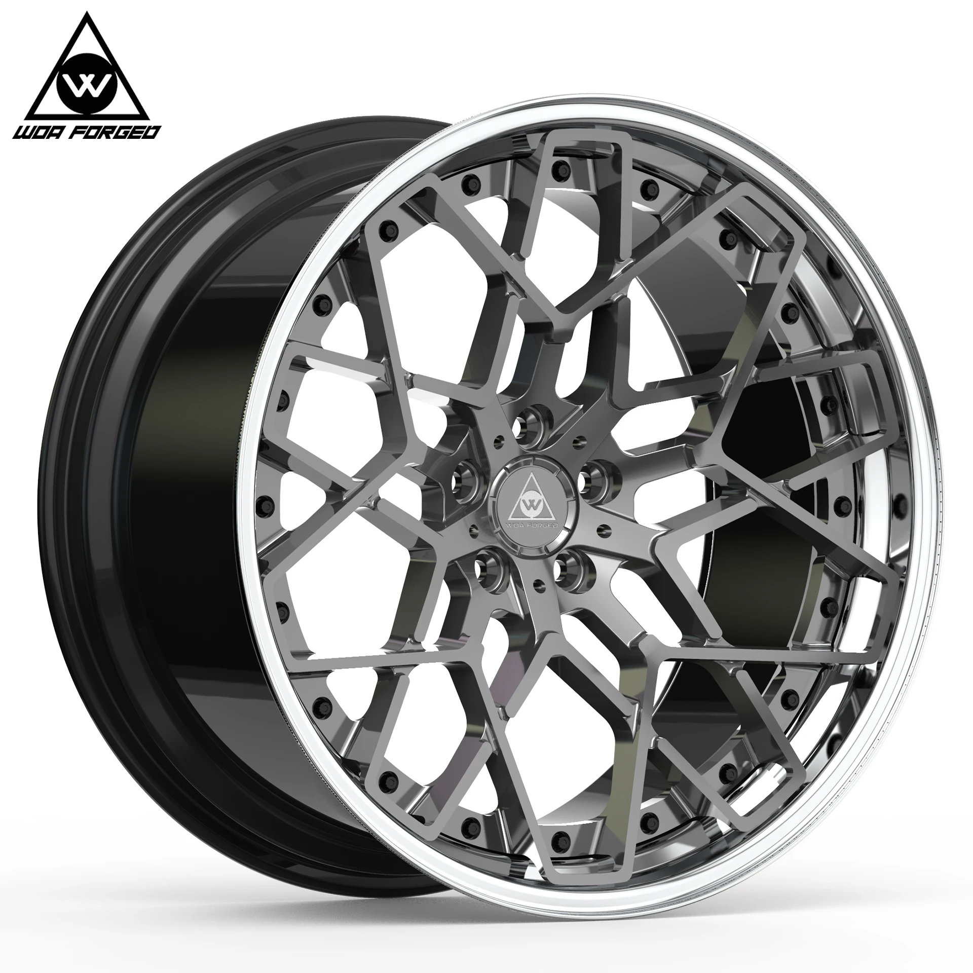 

Customized 18/19/20/21/22/24 Inch Forged Wheel Rim Lightweight High Performance 2 Piece Wheel Alloy Rims 6061 T6 Aluminum