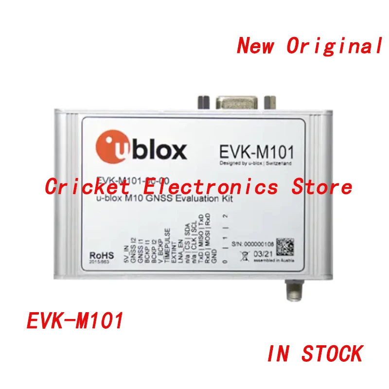 

EVK-M101 MAX-M10S GNSS evaluation kit, TCXO, LNA, SAW filte