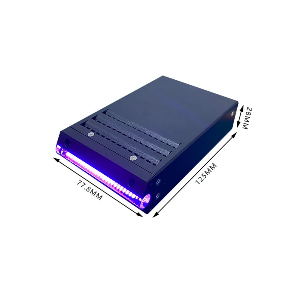 7510 Air-cooled UV Lamp UV Resin/Circuit Board Green Oil/Photocatalytic Reaction UV Curing Lamp Digital Printer LED UV Lamp