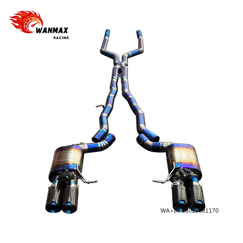 

Titanium Alloy Catback Muffler Exhaust System for 2013 650i F06 4.4 Exhaust Equal Length