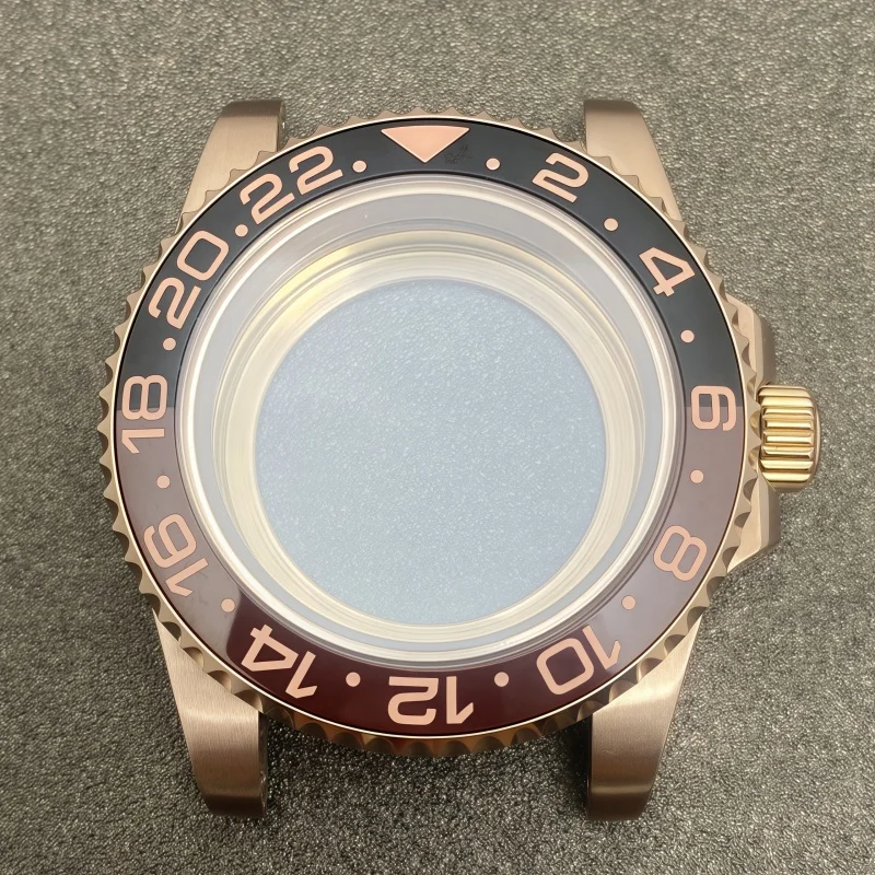 لعلبة NH35 حافظة من الفولاذ المقاوم للصدأ زجاج الياقوت المناسب لملحقات تعديل ساعة الحركة NH34/36