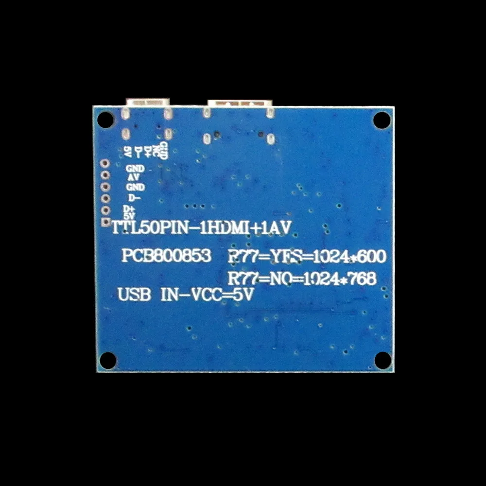 Imagem -06 - Polegada Placa de Controle do Motorista da Tela do Lcd Mini Hdmi-compatível para a Caixa de tv do Raspberry pi Windows Monitor do Computador 7