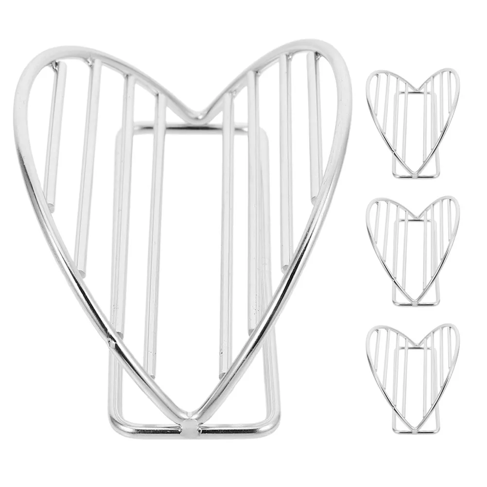 4-teiliges Taco-Halter-Set aus Edelstahl zum Backen, Grillen, Servieren von Tacos, Crêpes, Sushi-Rollen, spülmaschinenfest, platzsparend