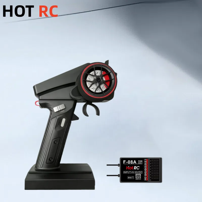 

HotRC CT-8A 8-канальный пульт дистанционного управления 2,4G 8-канальный приемник подходит для модели корабля, дрифта, радиоуправляемого автомобиля