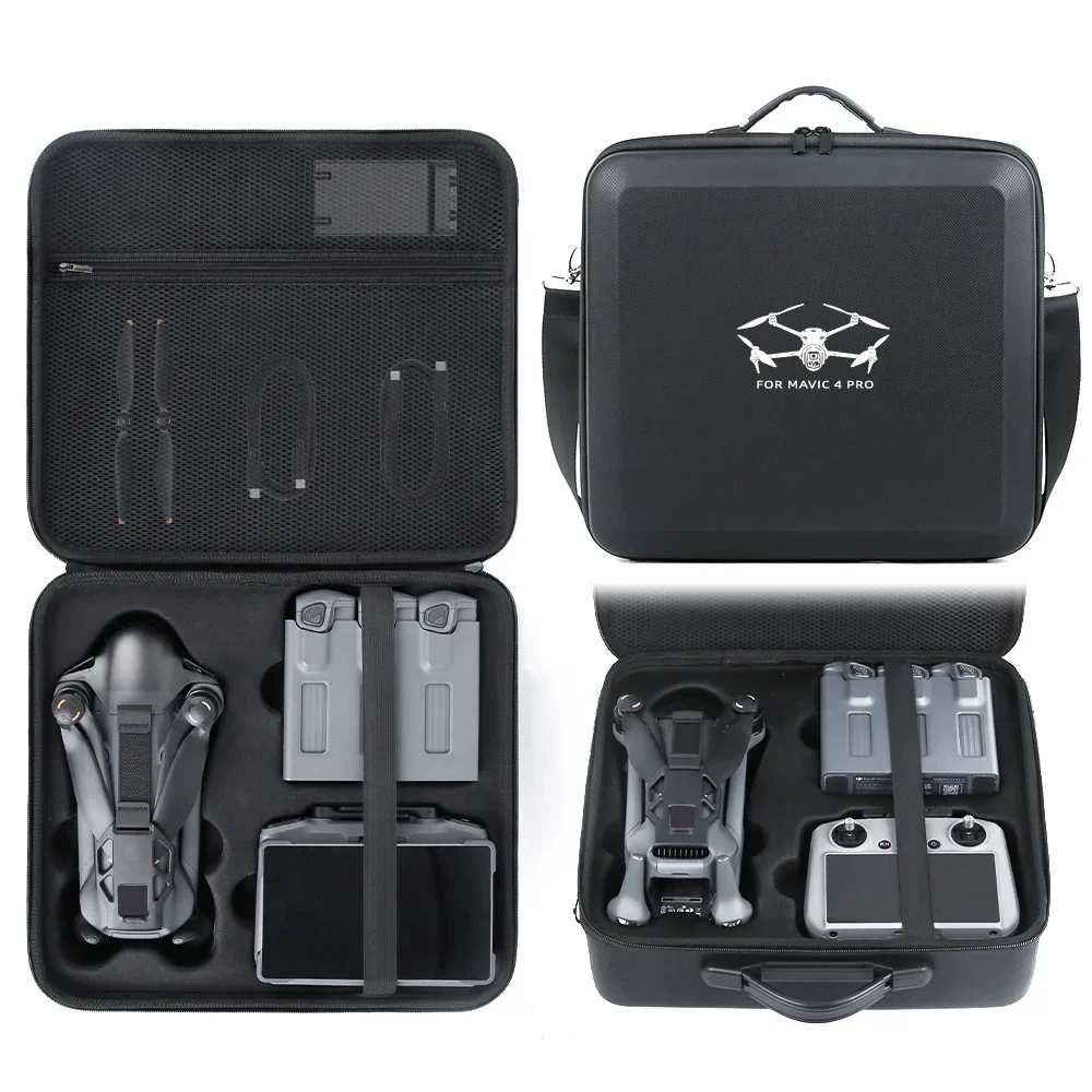 

Storage Bag for DJI Mavic 4 Pro with screen remote control ,Support RC2 /RC Pro2 Remote Controller Portable Carry Case Accessory