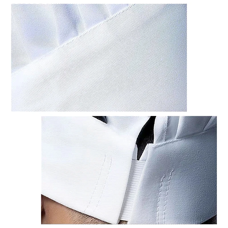 3 pezzi di altezza22 cm cappello da cuoco bianco cappello da cuoco servizio di ristorazione cucina berretto da lavoro hotel ristorante mensa panetteria panetteria berretto da cucina per la casa