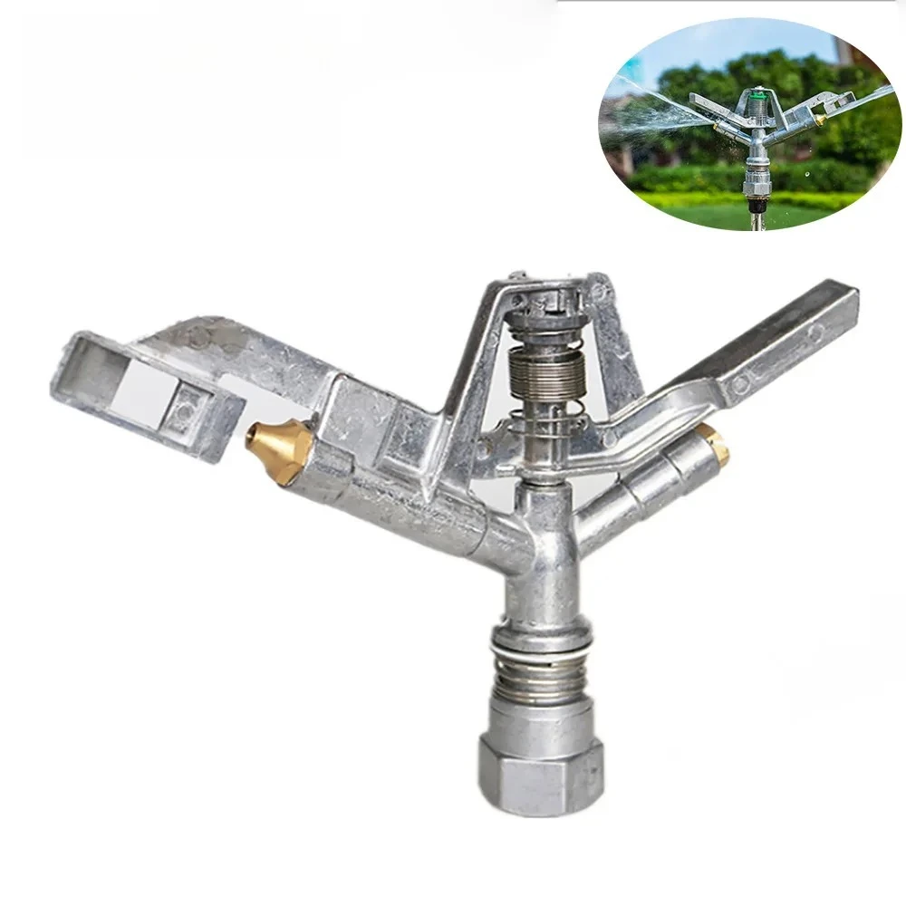 

For Lawn Sprayer Mirco Irrigation IT251 Selling 1"(DN25) Zinc Alloy Rotary Rocker Arm Rotary Metal Nozzle Watering Sprinkler
