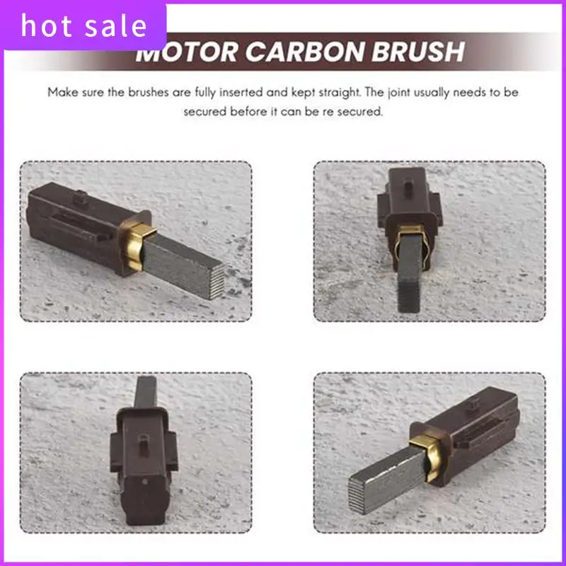 

4Piece Electric Vacuum Motor Carbon Brush Replacement Parts For Ametek Lamb 2311480, 333261, 33326-1