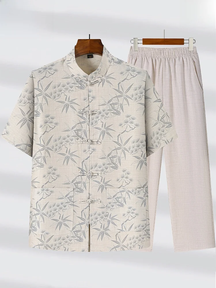 loose-fit-chinese-style-short-sleeve-dad-clothes-summer-casual-wear-for-middle-aged-men-two-piece-set-with-button-decoration