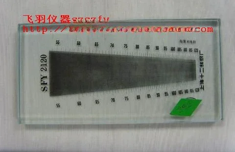 Fabric testing/set of 3 pieces/fabric warp and weft density gauge/weft density mirror