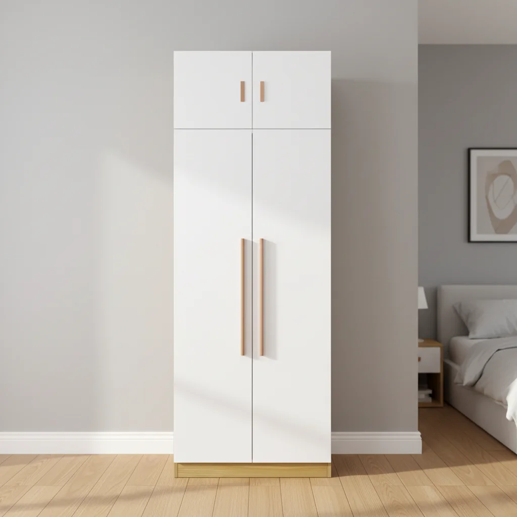 Modern bedroom furniture wardrobe system, house interior wardrobe door, minimalist design wardrobe