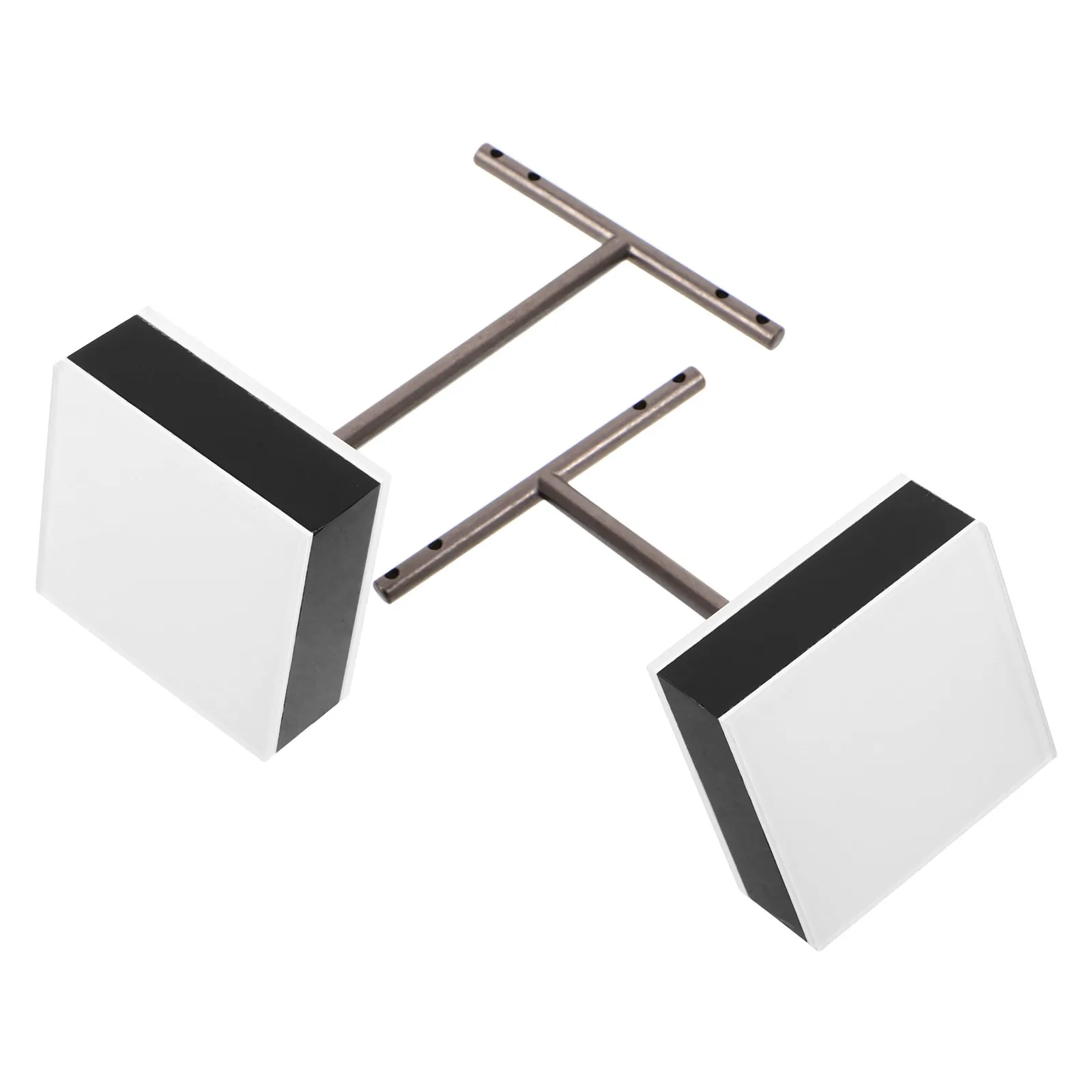 

2Pcs Earring Holder Long-Lasting Acrylic Material Earring Tree Stand for Studs Earrings Jewelry Storage Rack Home Salon Display