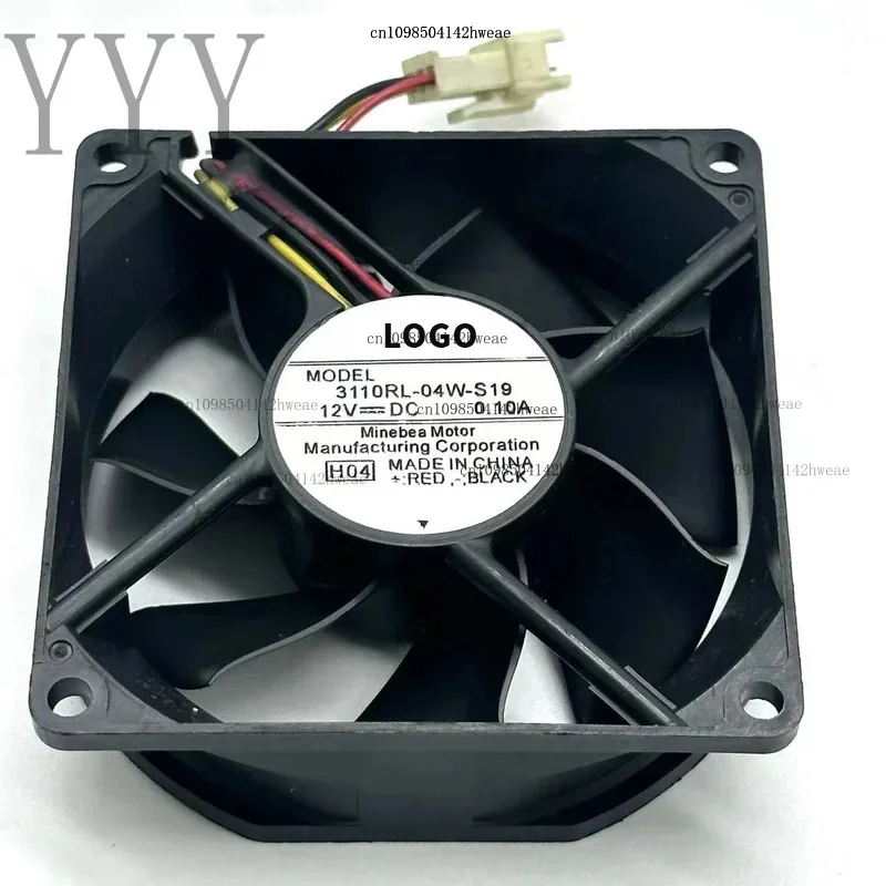 ДЛЯ NMB-MAT 3110RL-04W-S19 H04 DC 12 В 0,10 А 80x80x25 мм 3-проводной охлаждающий вентилятор для сервера ДЛЯ NMB-MAT 3110RL-04W-S19 H04 DC 12 В 0,10 А 80x80x25 мм 3-проводной охлаждающий вентилятор для сервера