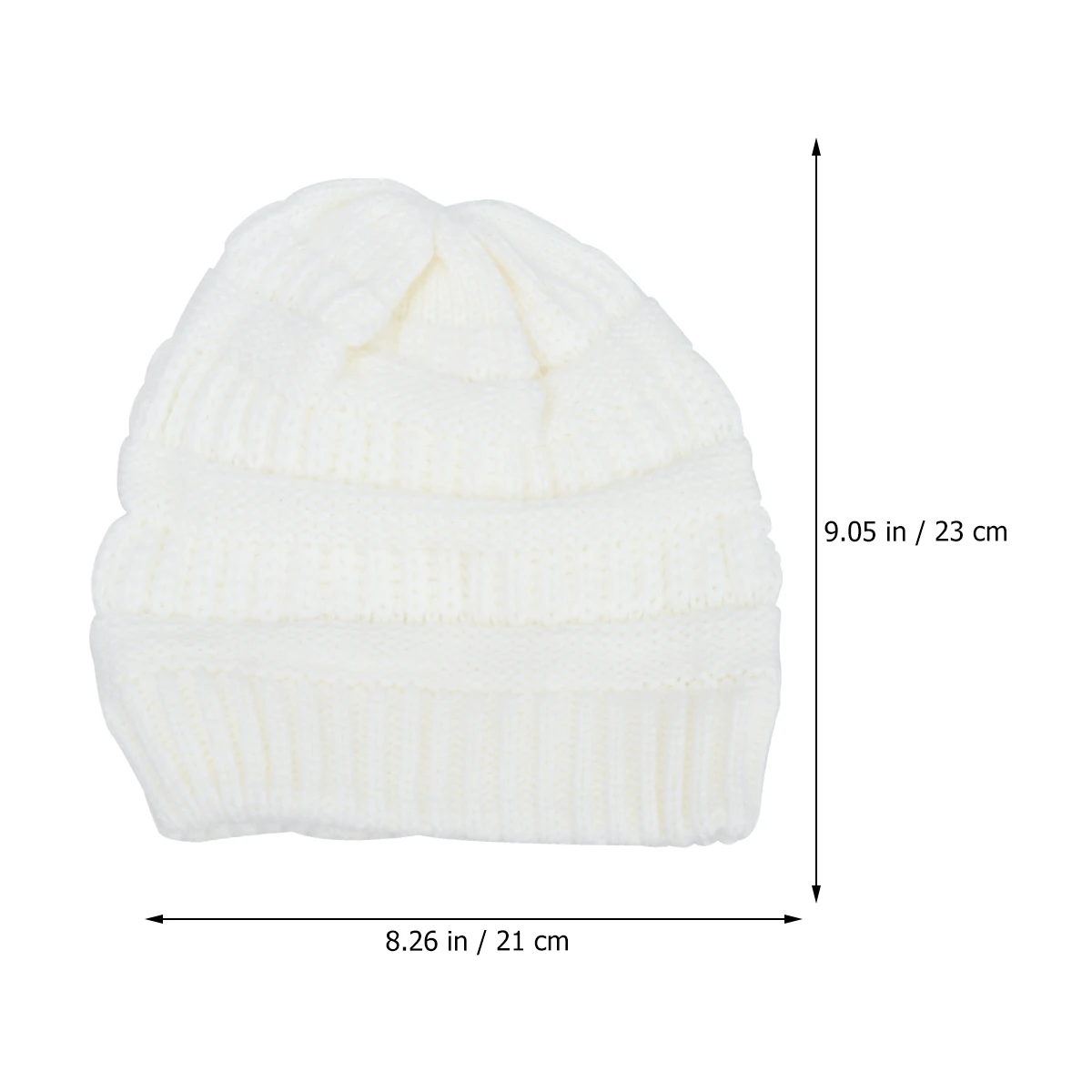 

Beanie Hat Women Warm Winter Hats Cozy Soft Handmade Thermal Scarf White Black One Size Fits Most Stylish Fashion