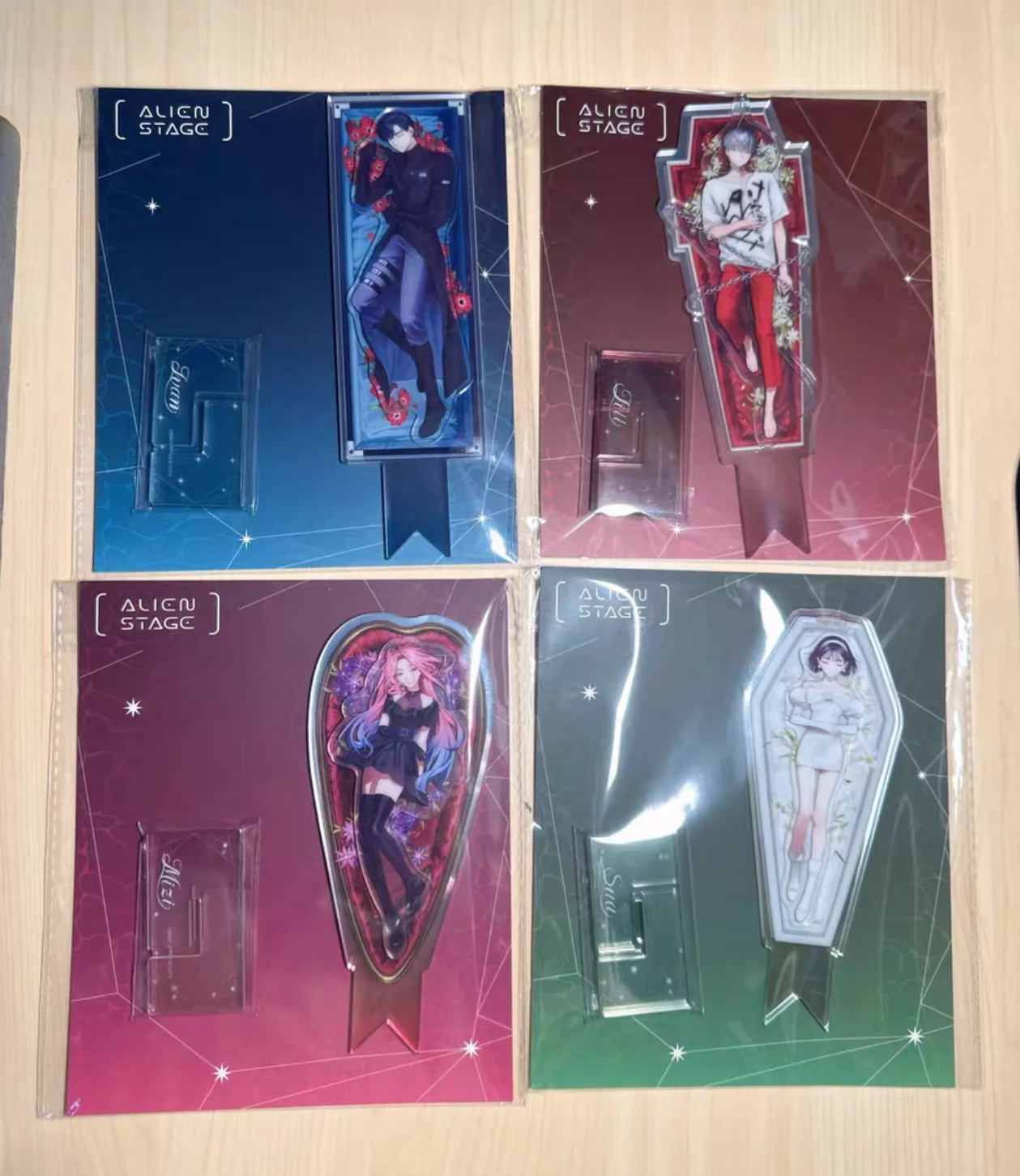 

Alien stage X-type acrylic stand San yue shou official original goods