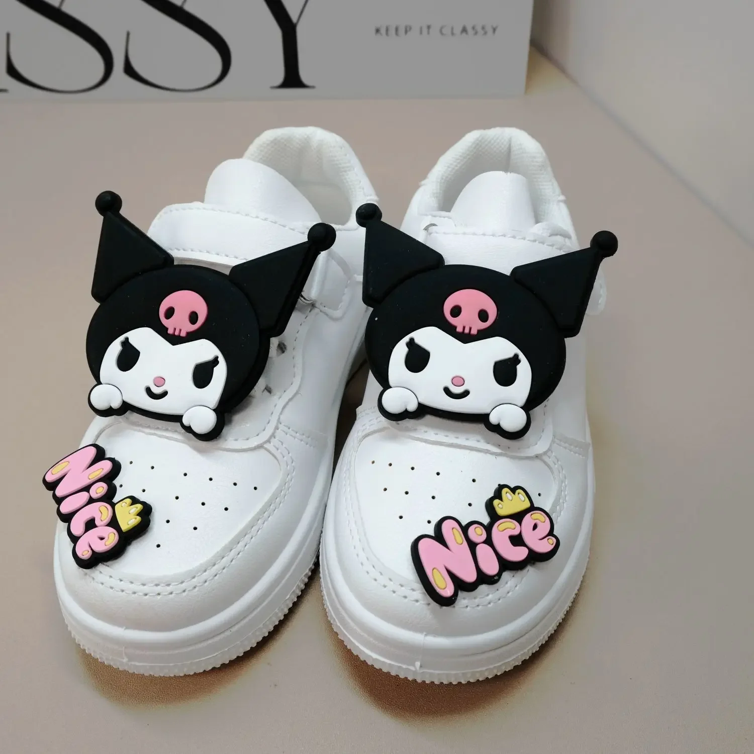 Sanrio Kawaii My Melody Girls' Sports Shoes Kuromi Cinnamoroll Anime Cartoon Fashion Exquisite Good Looking Children's Sneakers