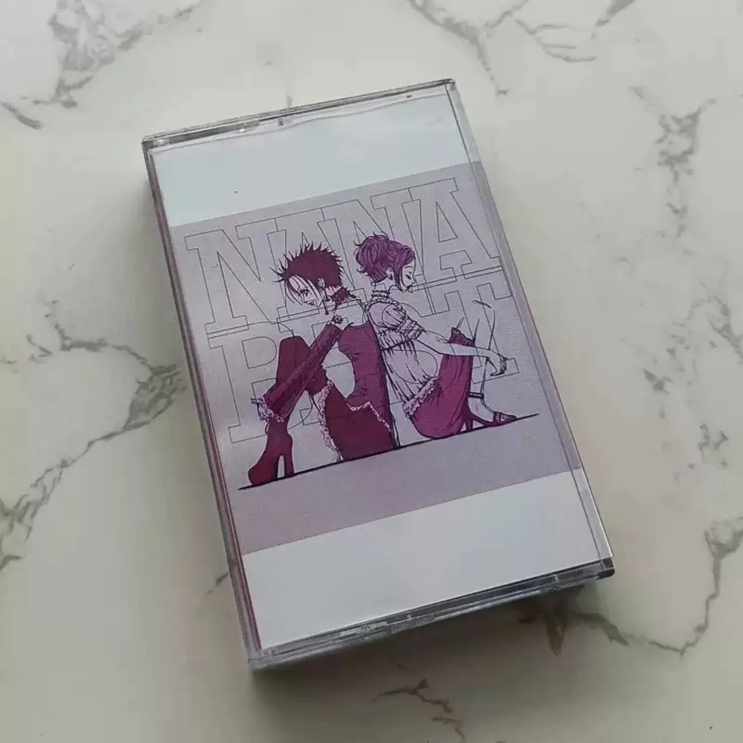 Japanese Rock Cassette Tape, Art Character Illustration Cover, Passionate and Wistful Atmospheric Japanese Rock Music