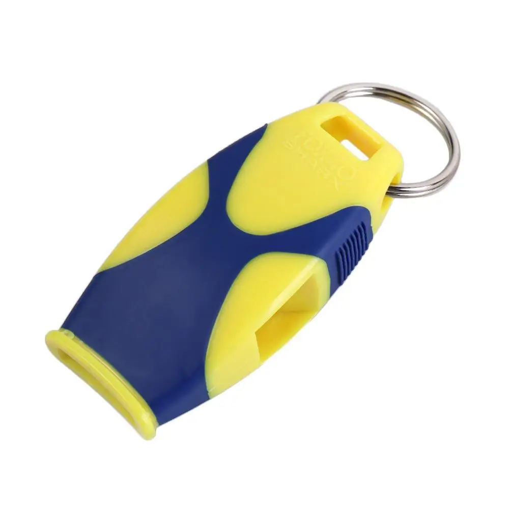 Cheerleading Tool Bicolor Referee Whistles ABS Professional Seedless Whistle Classic Cheering Fish Mouth Whistle Volleyball