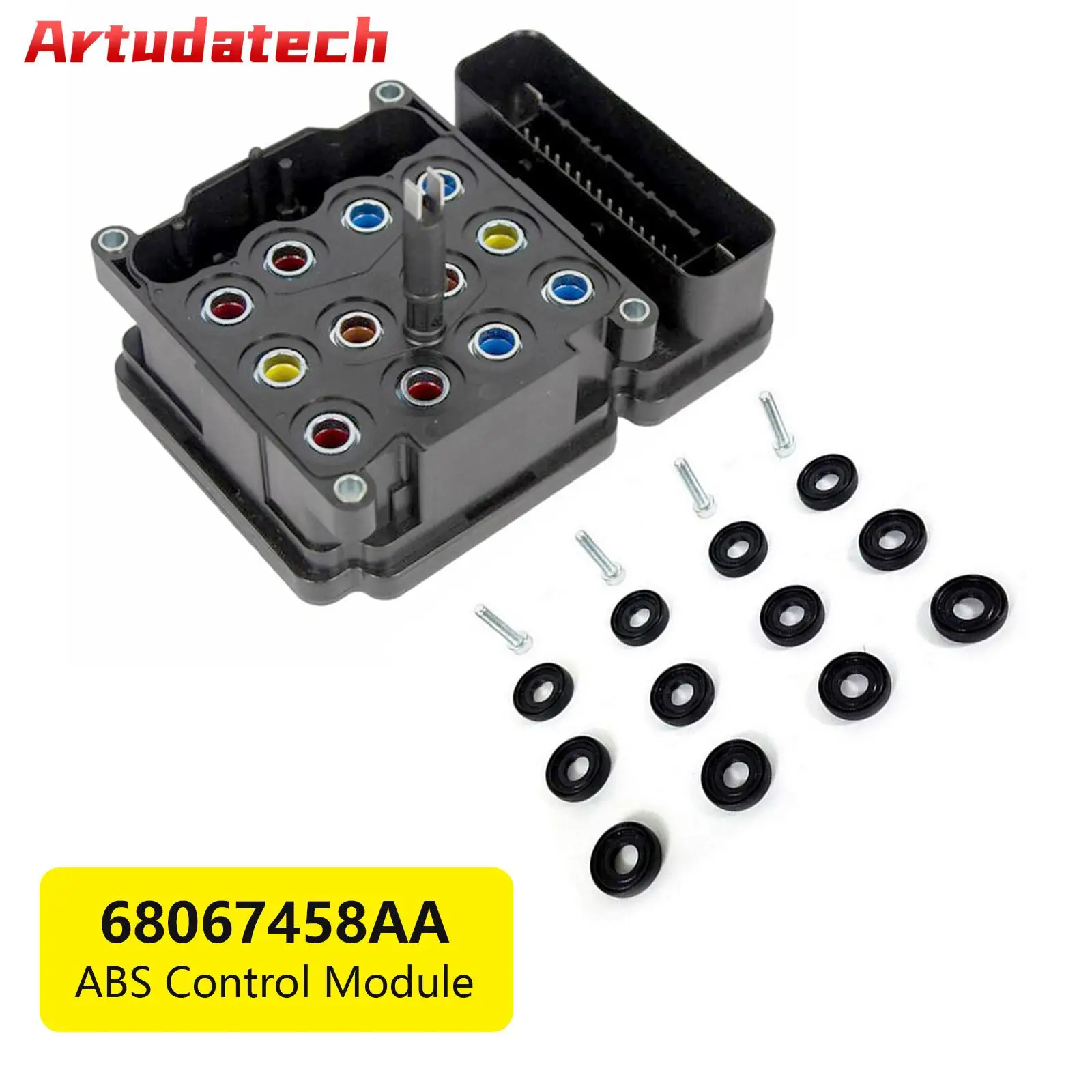 Artudatech New 68067458AA ABS Control Module for Jeep Wrangler 2010 3.8L V6 Car Accessories