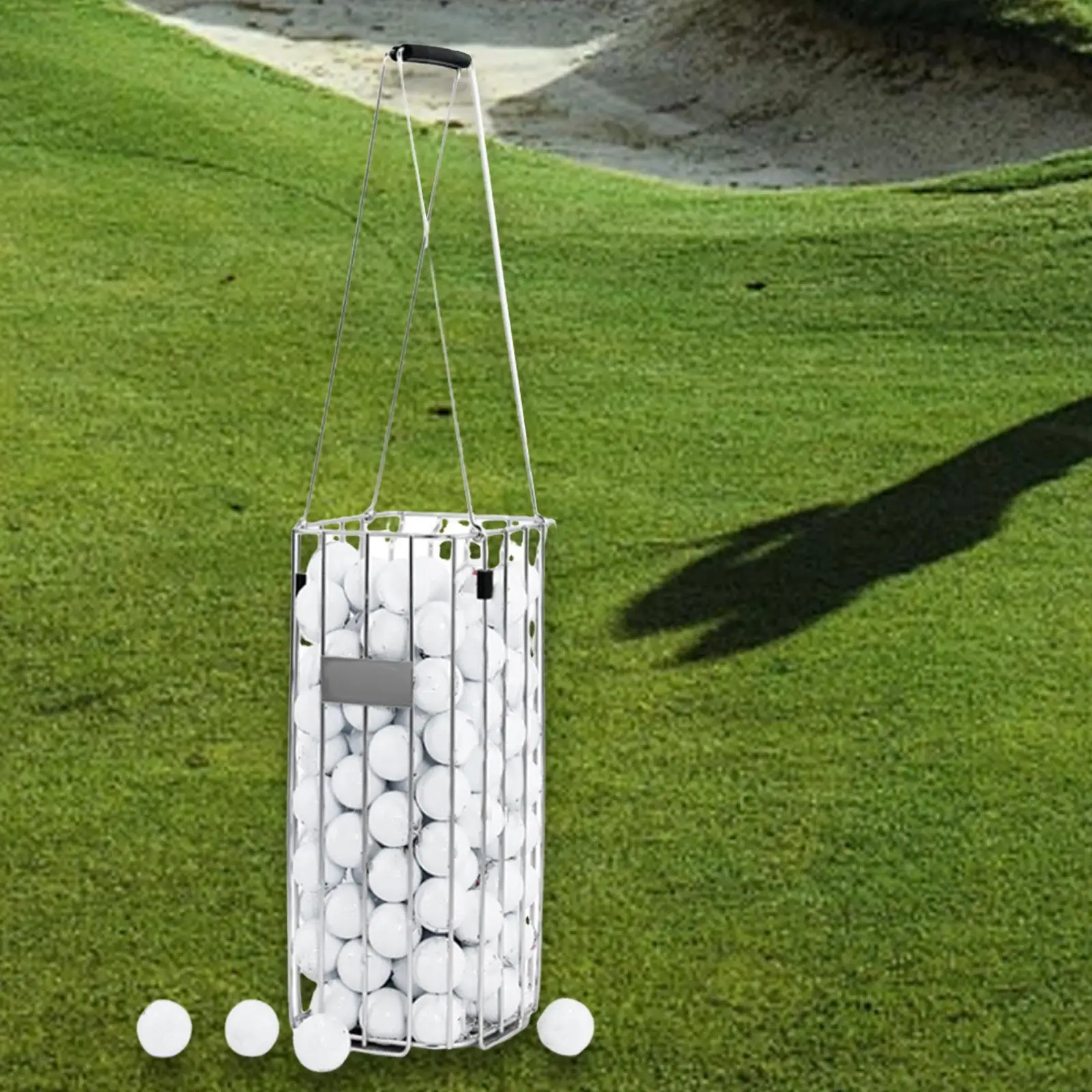 

Golf Ball Retriever Golf Ball Collector Equipment Ball Collector Picker Golf Ball Storage Basket for Backyard Outdoor Sports