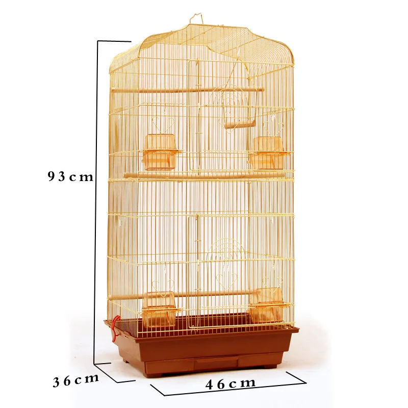 

Parrot bird cage extra large size Xuanfeng tiger skin starling cage large golden peony myna breeding 3016G