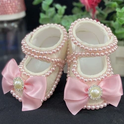 Dollbling Spitze Oberfläche Baby Mädchen Infant Neugeborenen Prinzessin Schuhe Erste Wanderer Sparkly Glitter Weichen Bogen Schnalle Kleinkind Schuhe