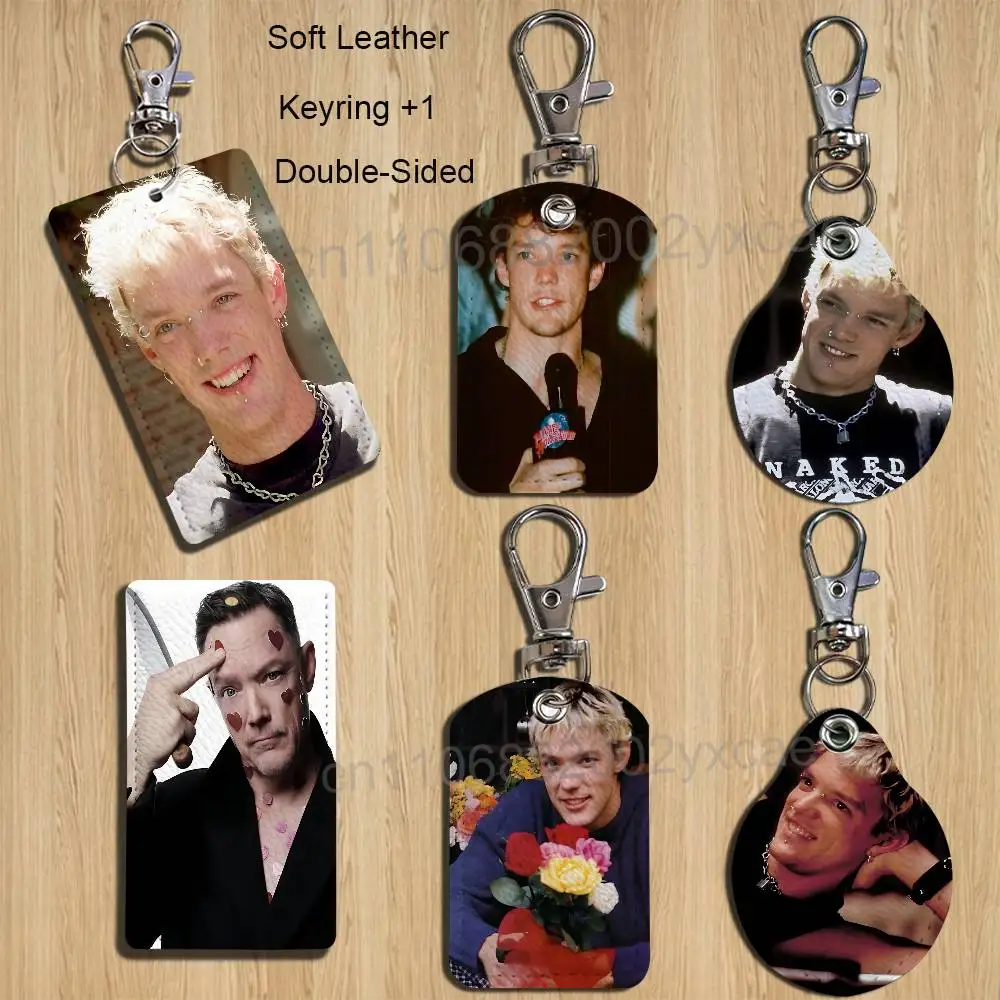 Super Villain M-matthew lillard Keychain Holder Suitable For Subway Bank Bus Card Case Badge Holder Wallet Card Textured pattern