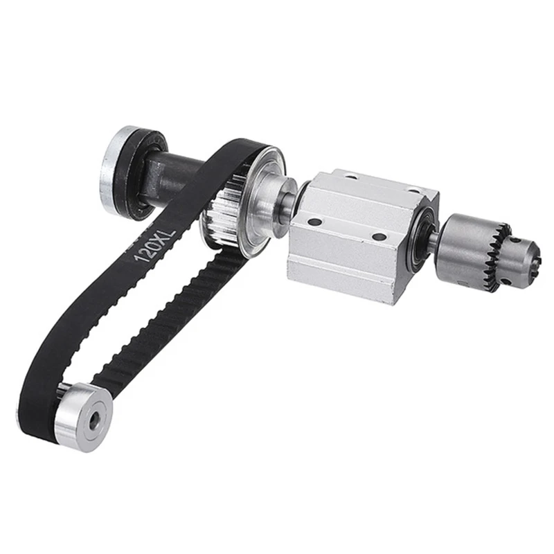 No Power Diy carpintería corte molienda husillo recorte cinturón pequeño torno accesorios para Sierra de mesa