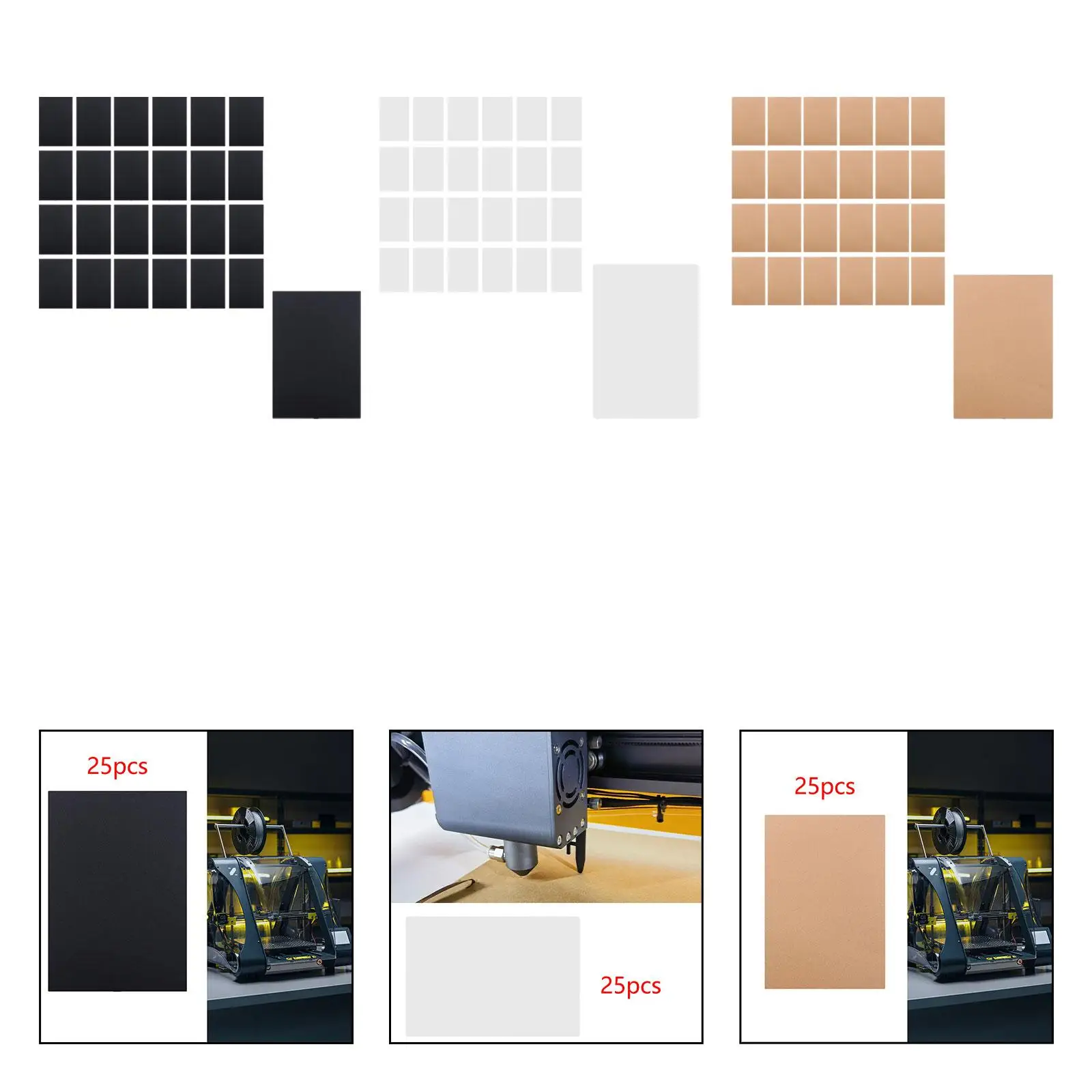 

25x маркировочная бумага для лазерной гравировки, материалы для лазерной гравировки премиум-класса для H2D гравер, резка камня, гравировка стекла, металла